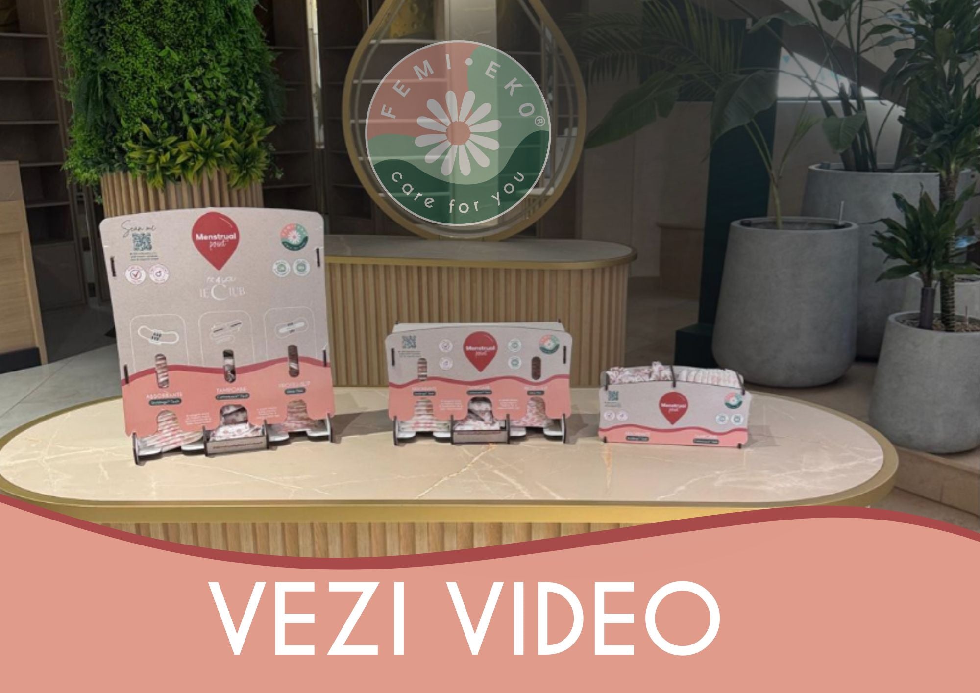 Încărcă videoclipul: dispensere menstruale pentru companii