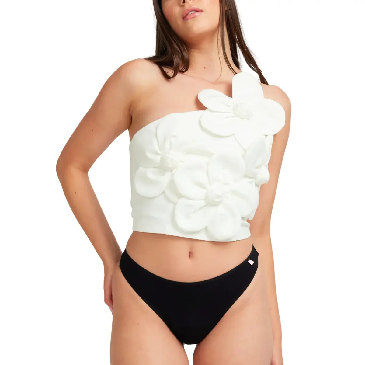 Chiloti menstruali tanga, din bambus, bumbac organic si canepa, negri, Eda femiekostore